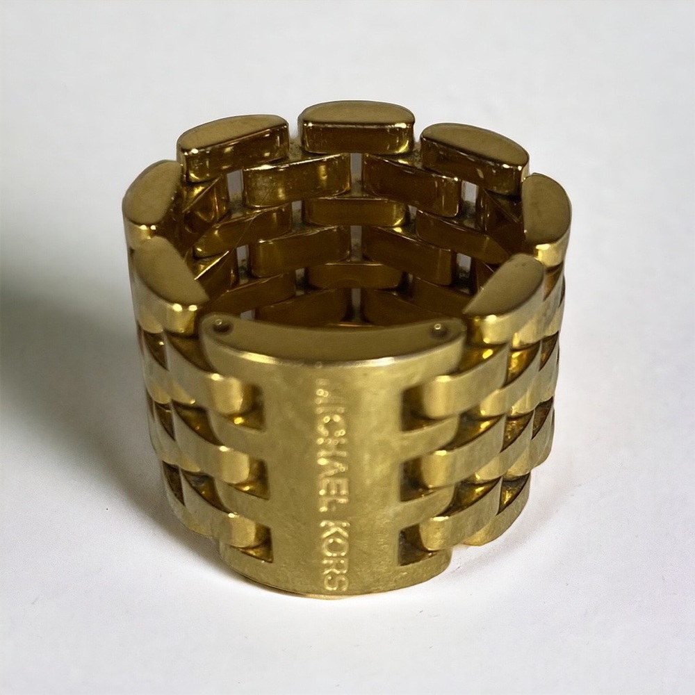 Michael Kors Chain Link Ring size 6